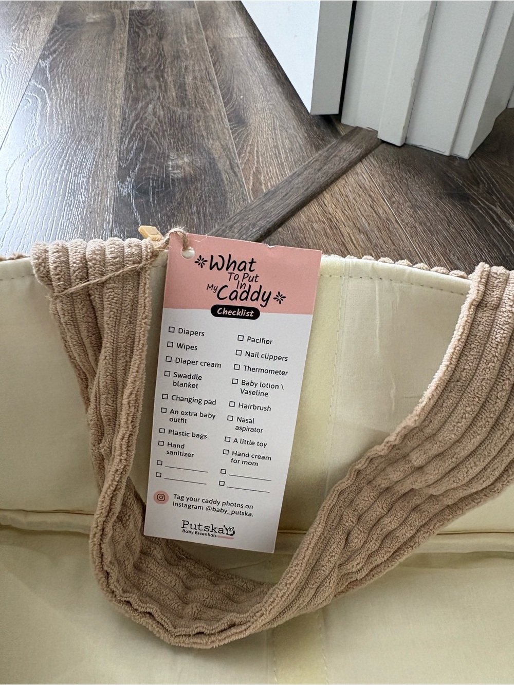 PUTSKA Baby Diaper Caddy Organizer Nwt - Picture 7 of 7